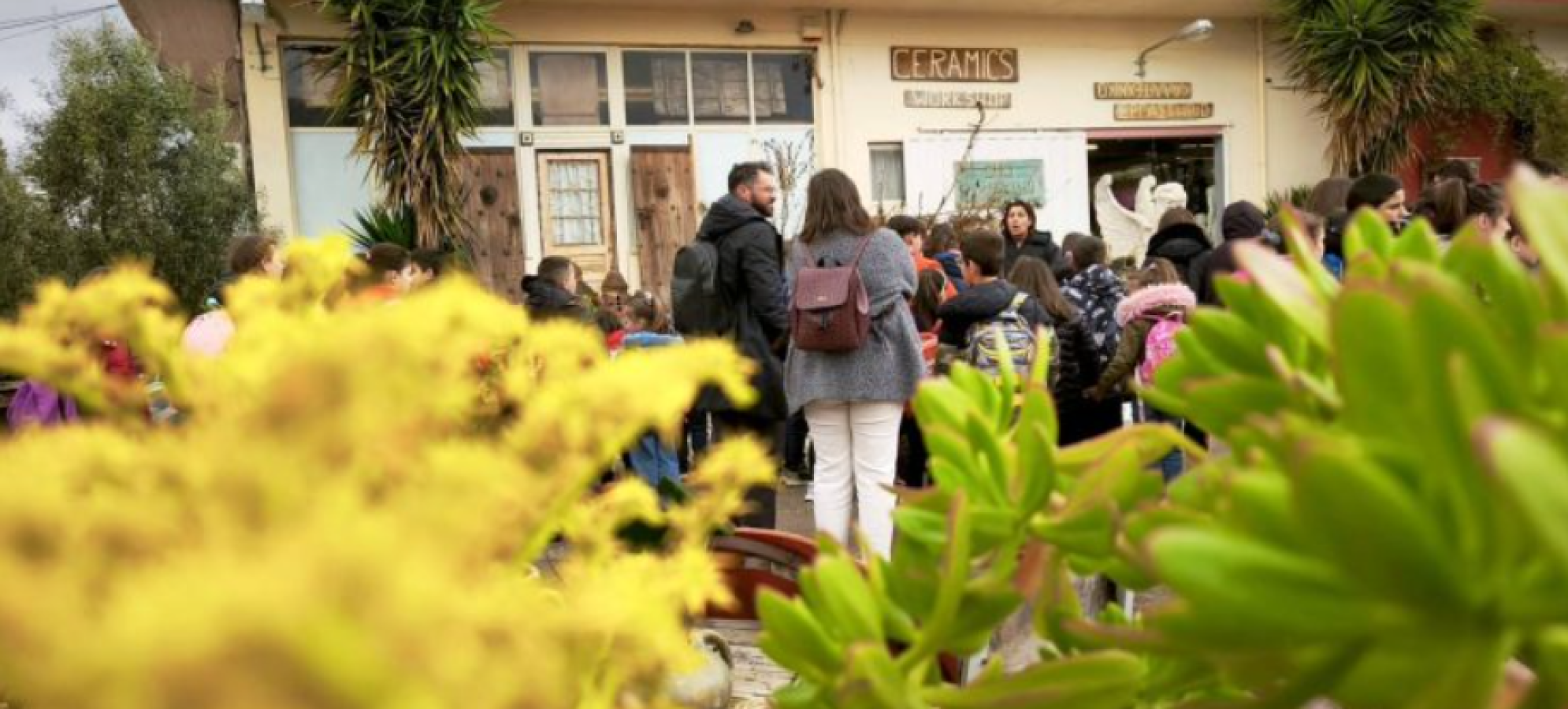 Δημοτικό Σχολείο Καλλιάνων: Επίσκεψη στο εργαστήρι κεραμικής του Silo Art Factory στις Μυκήνες